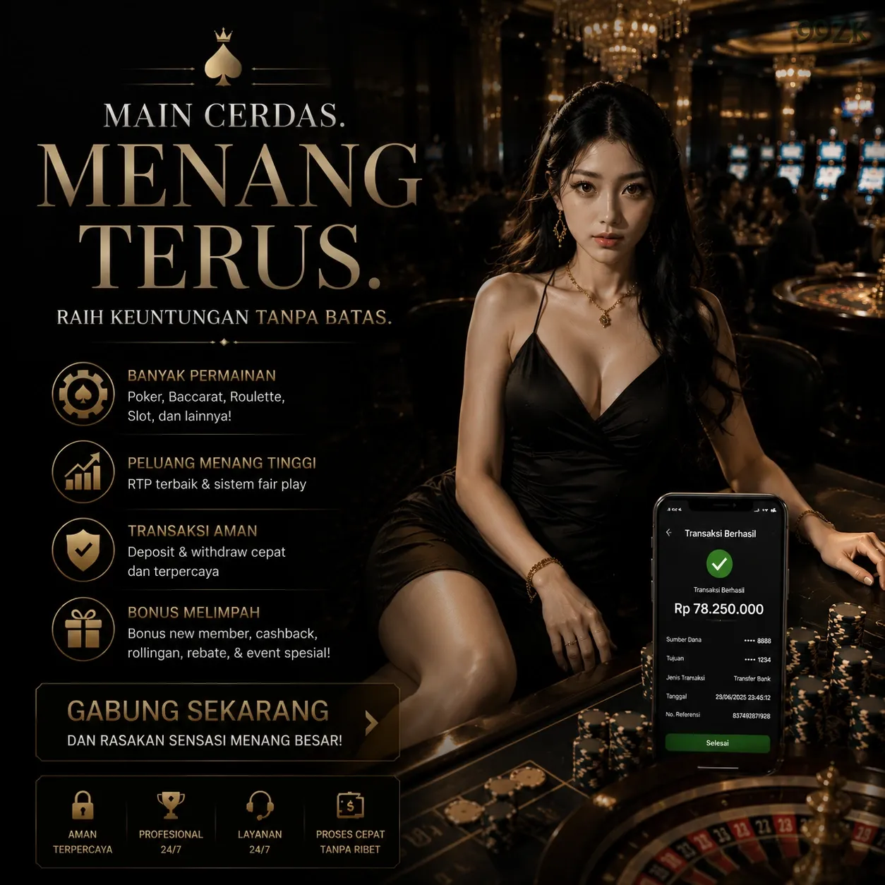 Ikon aplikasi 99zk resmi